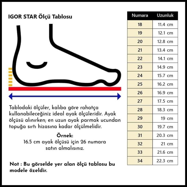 Igor S10171 STAR Beyaz Unisex Çocuk Sandalet