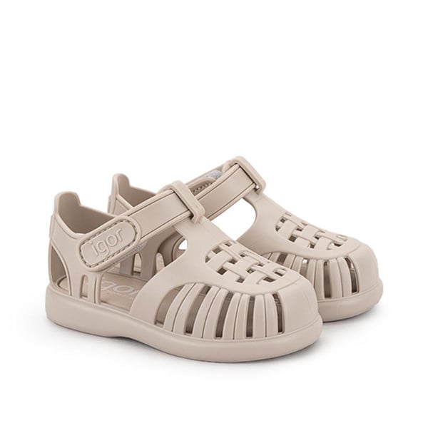 Igor S10271 TOBBY SOLID Bej Unisex Çocuk Sandalet
