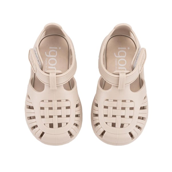 Igor S10271 TOBBY SOLID Bej Unisex Çocuk Sandalet