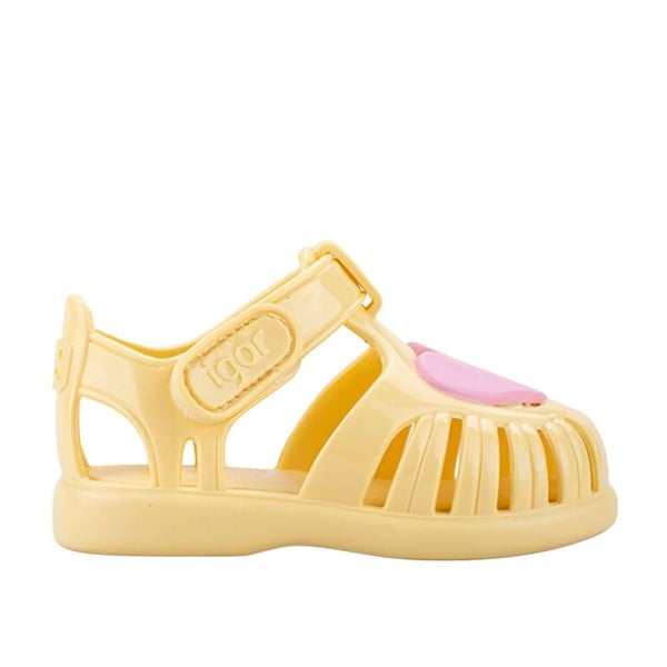 Igor S10310 TOBBY GLOSS LOVE Sarı Kız Çocuk Sandalet