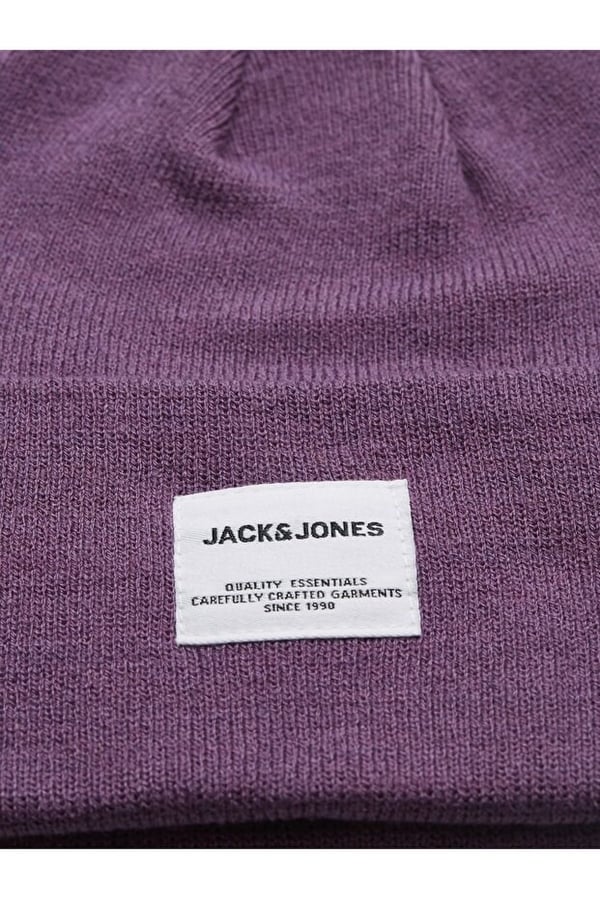 Jack&Jones JACLONG KNIT BEANIE NOOS Mor Erkek Bere