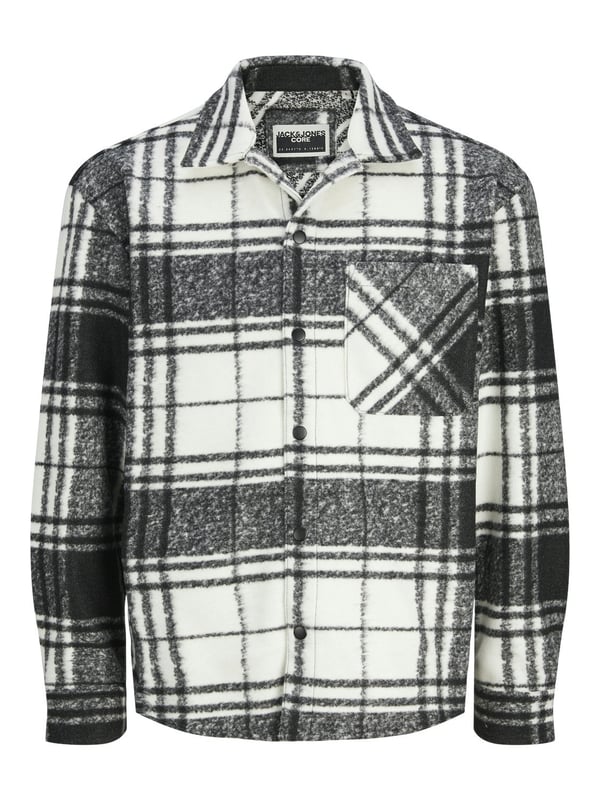 Jack&Jones JCOCOLLECTIVE ZAC BRUSH OVERSHIRT LS Beyaz Erkek Gömlek