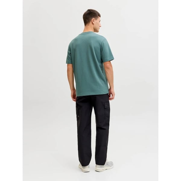 Jack&Jones JCOFUSION CHEST BRAND TEE SS CREW NOOS Petrol Erkek T-Shirt