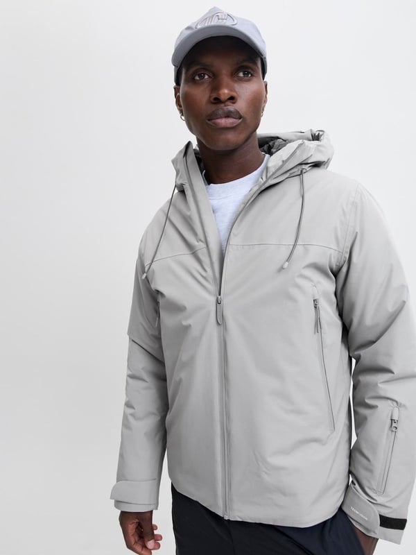 Jack&Jones JCOFUSION TECHNICAL JACKET SN Gri Erkek Ceket