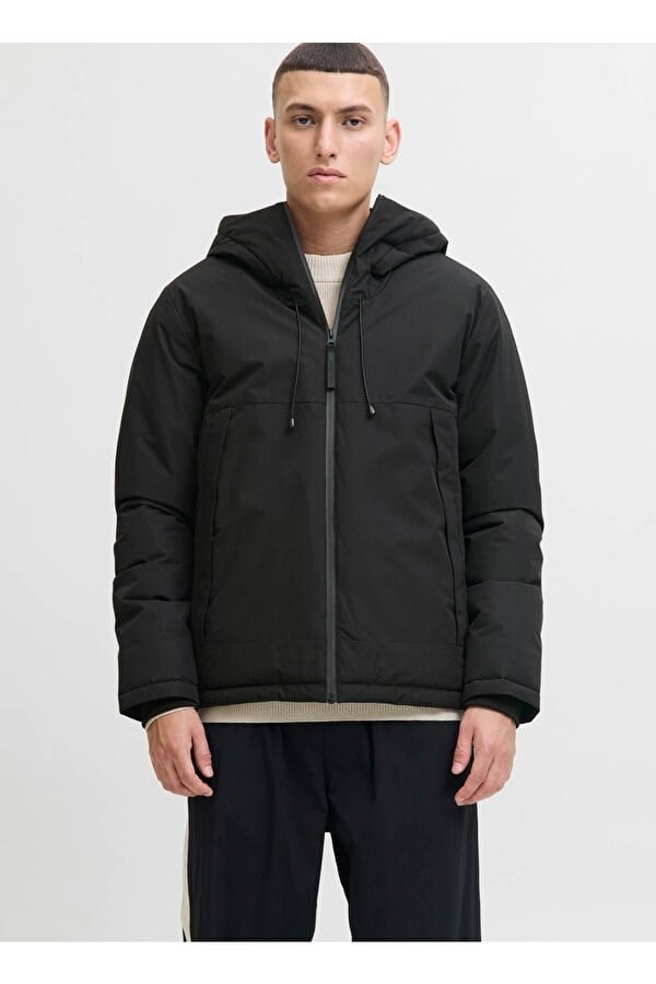 Jack&Jones JCOUNION LIGHT PADDED BLOCKING JACKET SN Siyah Erkek Ceket