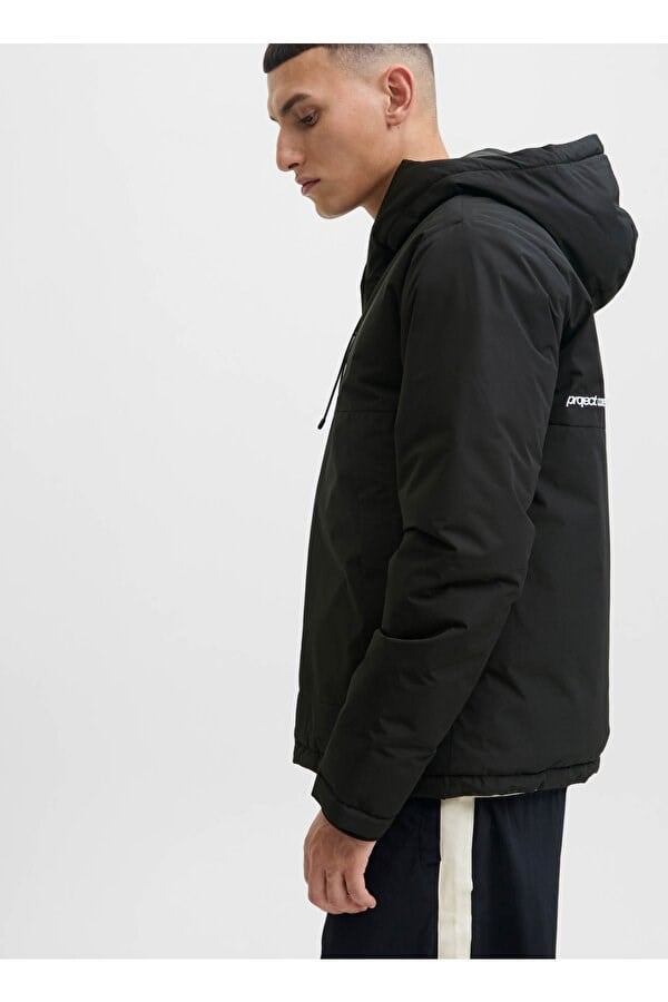 Jack&Jones JCOUNION LIGHT PADDED BLOCKING JACKET SN Siyah Erkek Ceket