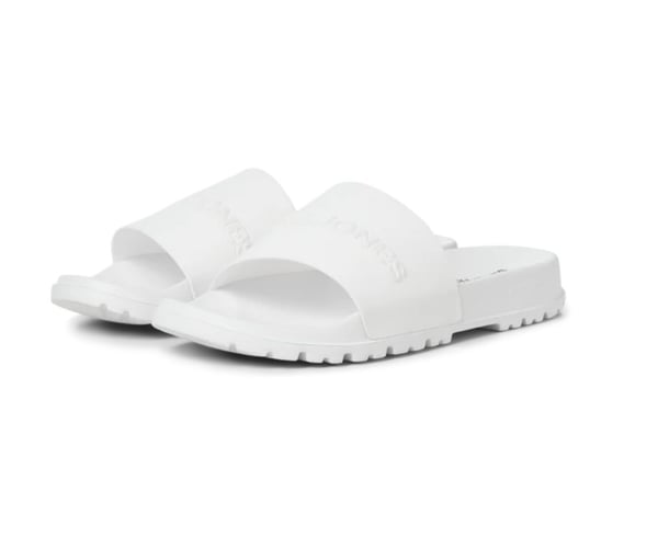 Jack&Jones JFWDENNIS RAISED SLIDER Beyaz Erkek Terlik