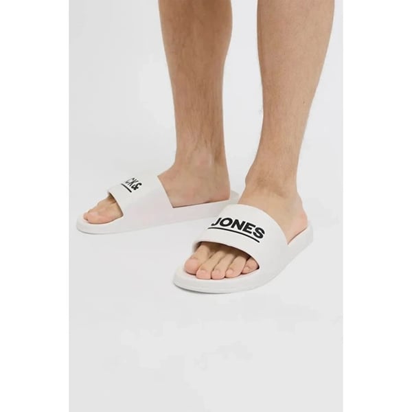 Jack&Jones JFWOLLIE SLIDER LN Beyaz Erkek Terlik
