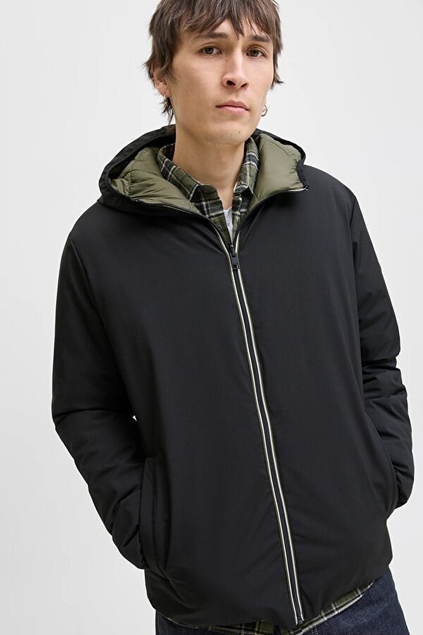 Jack&Jones JJEBROOK REVERSIBLE JACKET SN Siyah Erkek Ceket