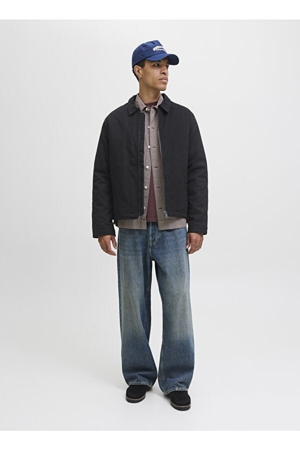 Jack&Jones JJEDOVER WORKER JACKET NOOS Siyah Erkek Ceket