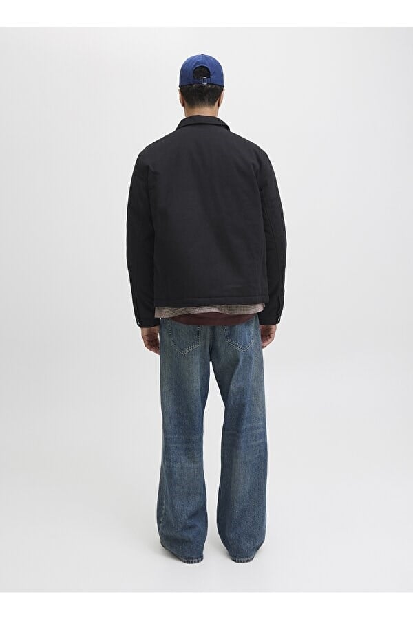 Jack&Jones JJEDOVER WORKER JACKET NOOS Siyah Erkek Ceket