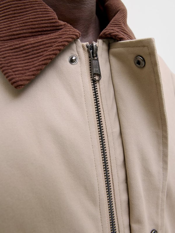 Jack&Jones JJEGRAHAM WORKER JACKET SN Bej Erkek Ceket