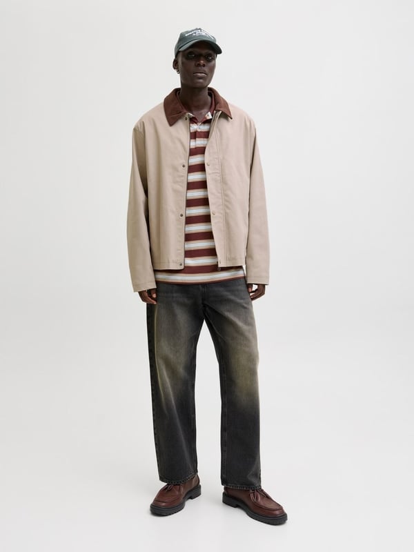 Jack&Jones JJEGRAHAM WORKER JACKET SN Bej Erkek Ceket