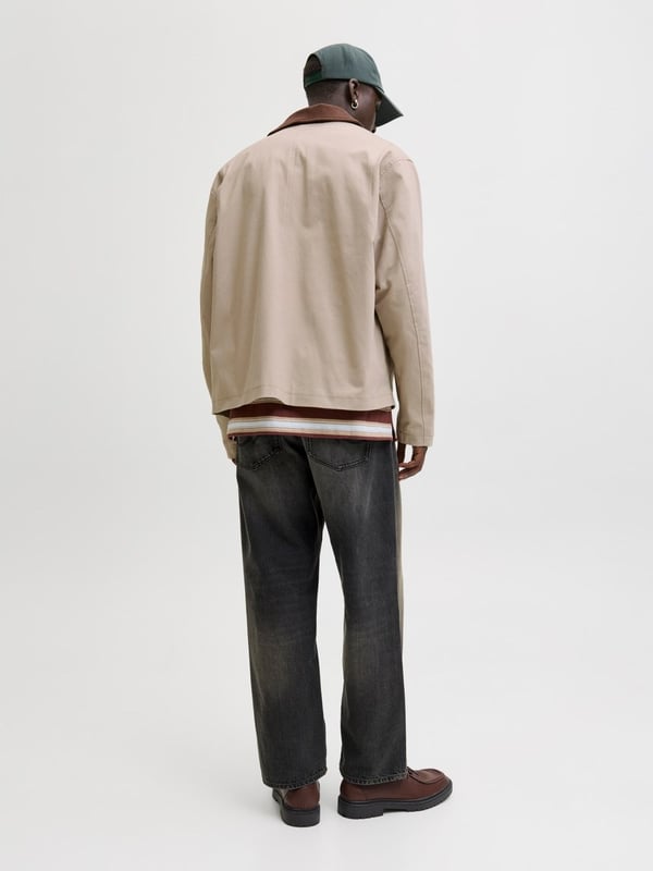 Jack&Jones JJEGRAHAM WORKER JACKET SN Bej Erkek Ceket