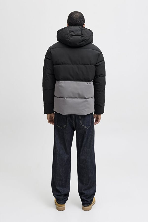 Jack&Jones JJEOWEN PUFFER SN Gri Erkek Mont