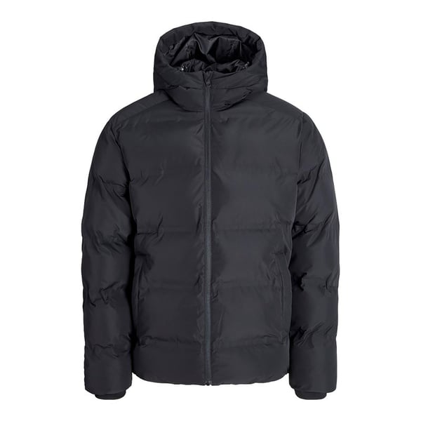 Jack&Jones JJESOHO PUFFER HOOD SN Siyah Erkek Mont