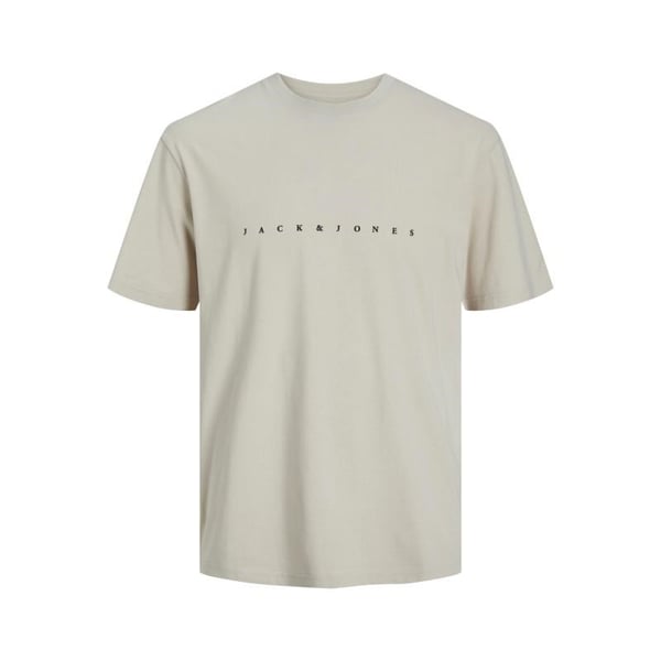 Jack&Jones JJESTAR JJ TEE SS NOOS Bej Erkek T-Shirt
