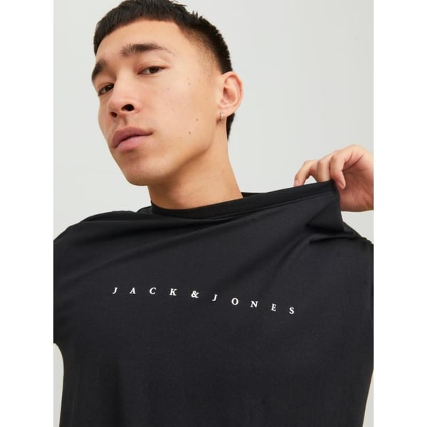 Jack&Jones JJESTAR JJ TEE SS NOOS Siyah Erkek T-Shirt