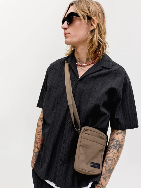 Jack&Jones JJETYSON RESORT SHIRT SS SN Siyah Erkek Gömlek