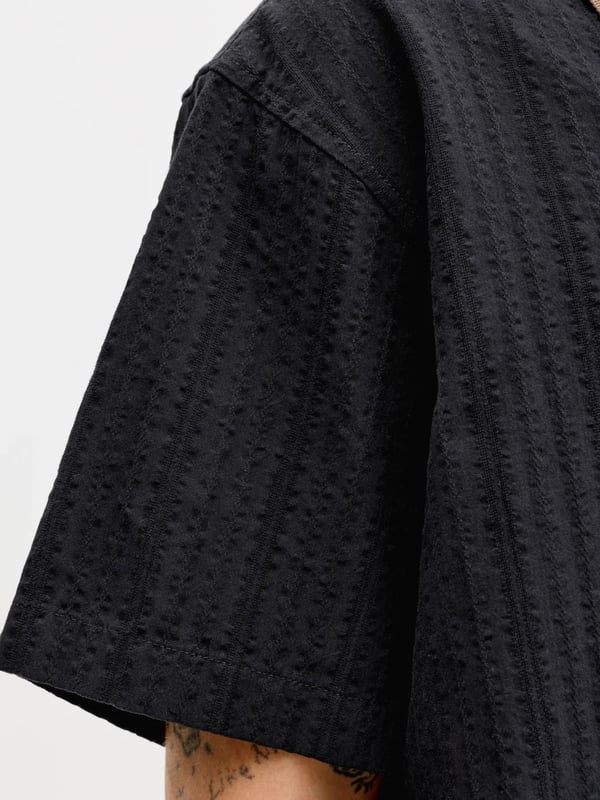 Jack&Jones JJETYSON RESORT SHIRT SS SN Siyah Erkek Gömlek