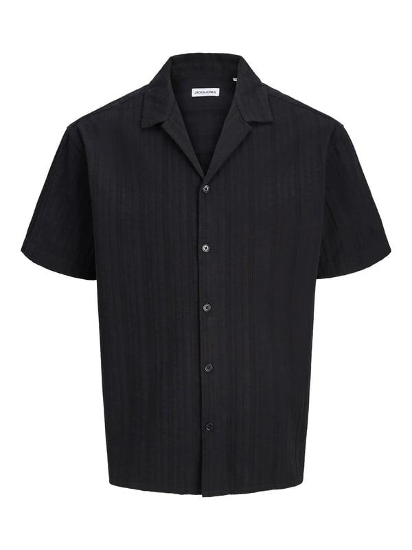 Jack&Jones JJETYSON RESORT SHIRT SS SN Siyah Erkek Gömlek