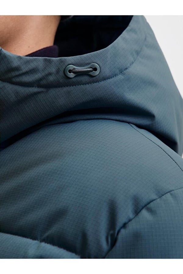 Jack&Jones JJGLOBAL PUFFER JACKET Petrol Erkek Mont