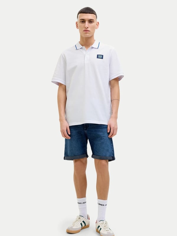 Jack&Jones JJHUDSON POLO SS Beyaz Erkek Gömlek