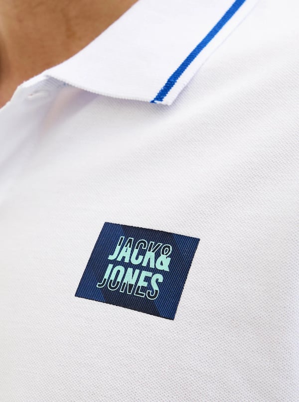 Jack&Jones JJHUDSON POLO SS Beyaz Erkek Gömlek