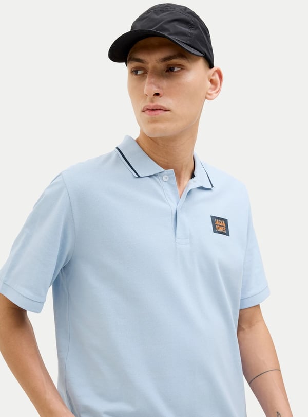 Jack&Jones JJHUDSON POLO SS Mavi Erkek Gömlek