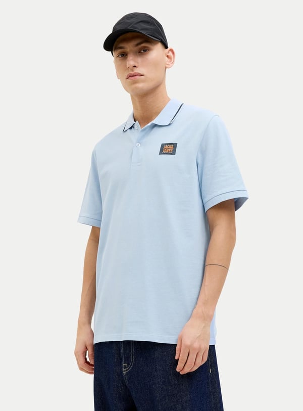 Jack&Jones JJHUDSON POLO SS Mavi Erkek Gömlek