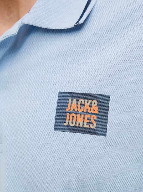 Jack&Jones JJHUDSON POLO SS Mavi Erkek Gömlek