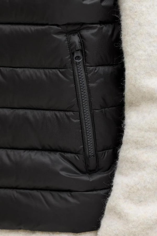 Jack&Jones JJLOUIS LIGHT BODYWARMER COLLAR Siyah Erkek Yelek