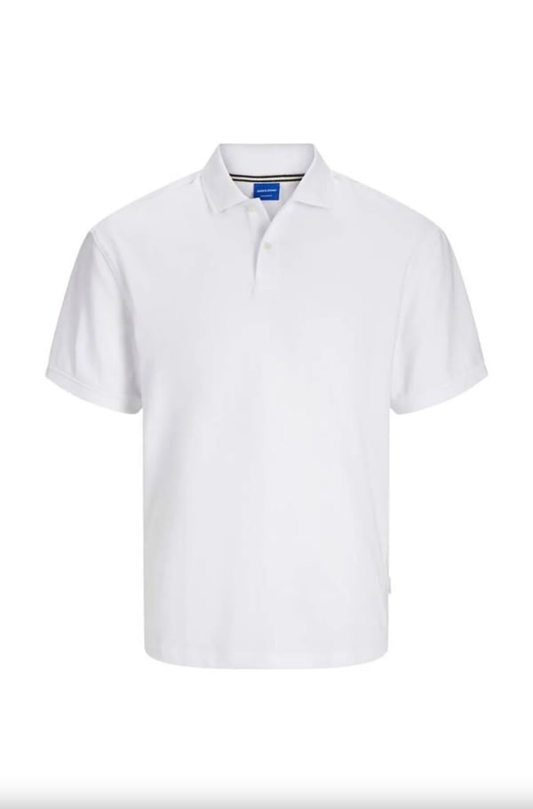 Jack&Jones JORFREDERIKSBERG POLO SS NOOS Beyaz Erkek Gömlek