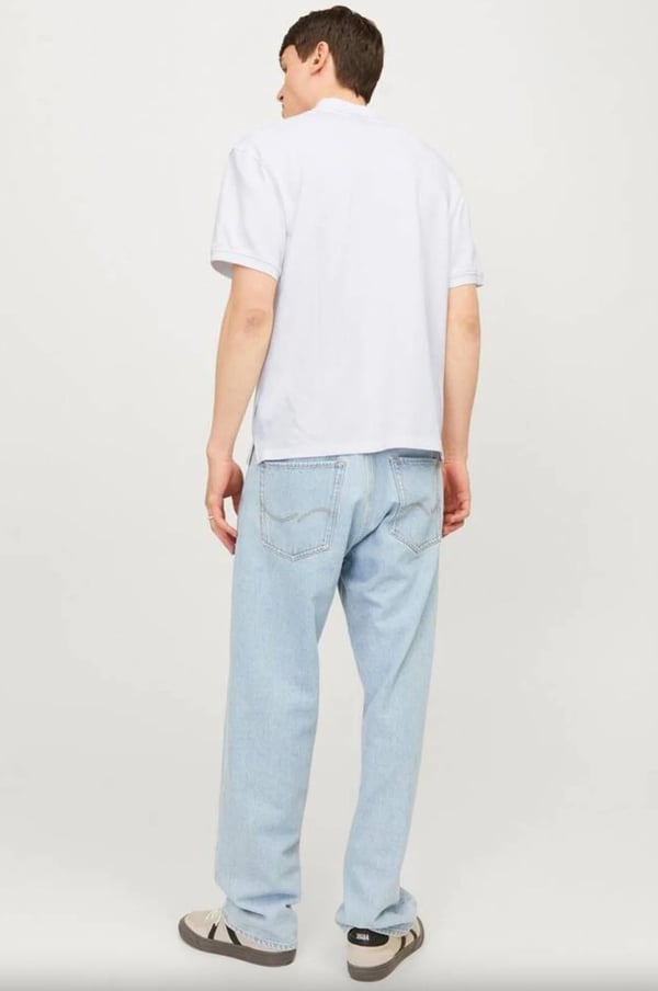 Jack&Jones JORFREDERIKSBERG POLO SS NOOS Beyaz Erkek Gömlek