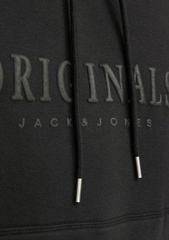 Jack&Jones JORFREDERIKSBERG SWEAT HOOD SPA Siyah Erkek Sweatshirt
