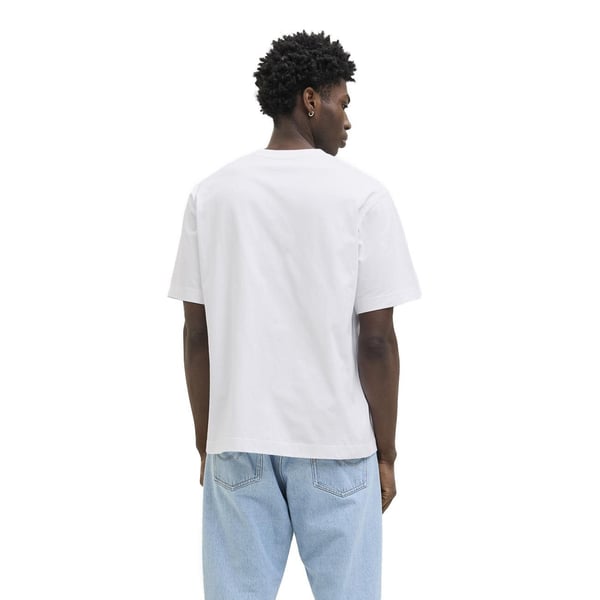 Jack&Jones JORISLINGTON MINIMAL BRANDING TEE SS SN Beyaz Erkek T-Shirt