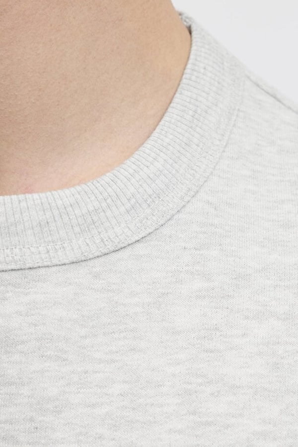 Jack&Jones JORNORREBRO EMB SWEAT CREW NOOS Kırık Beyaz Erkek Sweatshirt