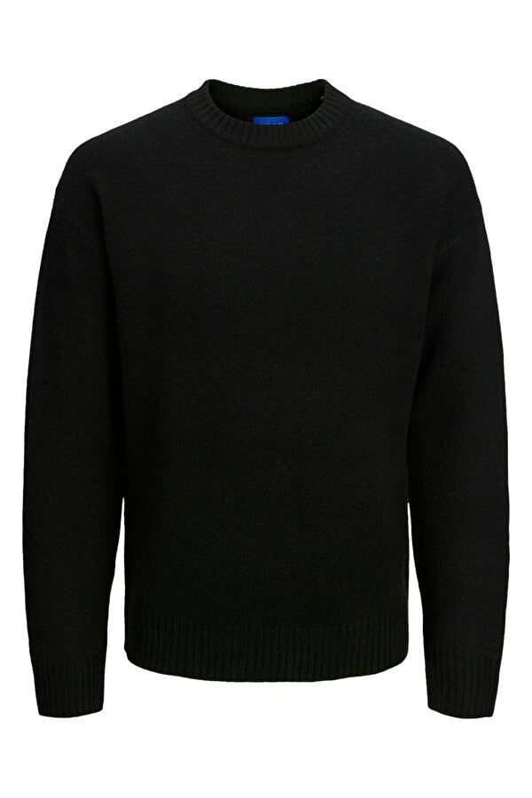 Jack&Jones JOROLLIE KNIT CREW NECK SN Siyah Erkek Kazak