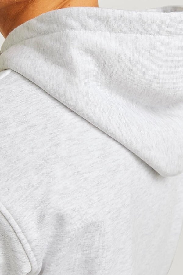Jack&Jones JORTPORTLAND BLOCK SWEAT HOOD LN Gri Erkek Sweatshirt