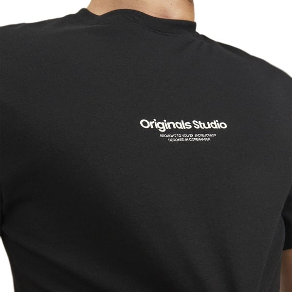 Jack&Jones JORVESTERBRO TEE SS CREW NECK NOOS Siyah Erkek T-Shirt