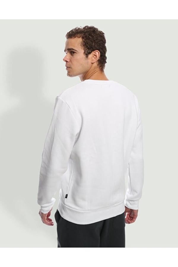 Jack&Jones JPRBLAJASON BRANDING SWEAT CREW NECK Beyaz Erkek Sweatshirt