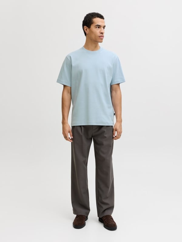 Jack&Jones JPRBLAOWEN SS BRANDING TEE SN Açık Mavi Erkek T-Shirt