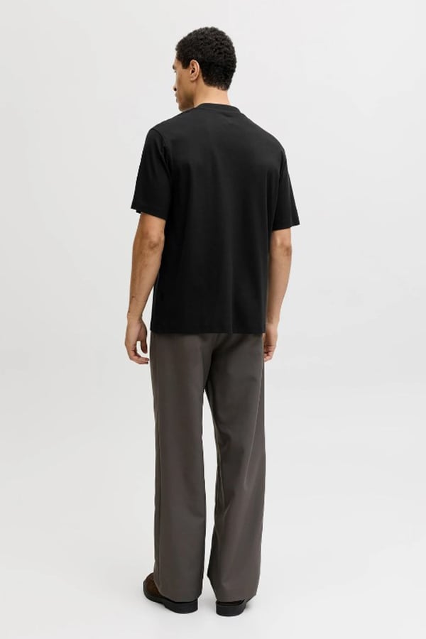 Jack&Jones JPRBLAOWEN SS BRANDING TEE SN Siyah Erkek T-Shirt