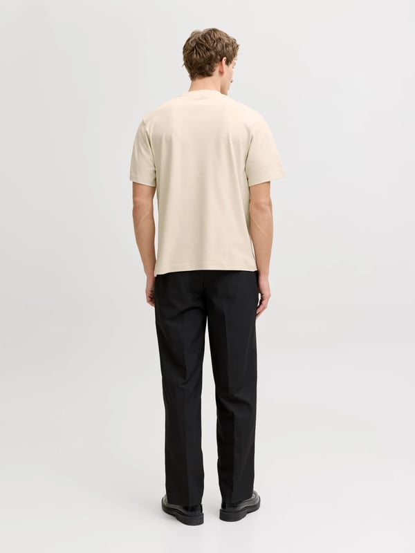 Jack&Jones JPRBLAOWEN SS BRANDING TEE SN Bej Erkek T-Shirt