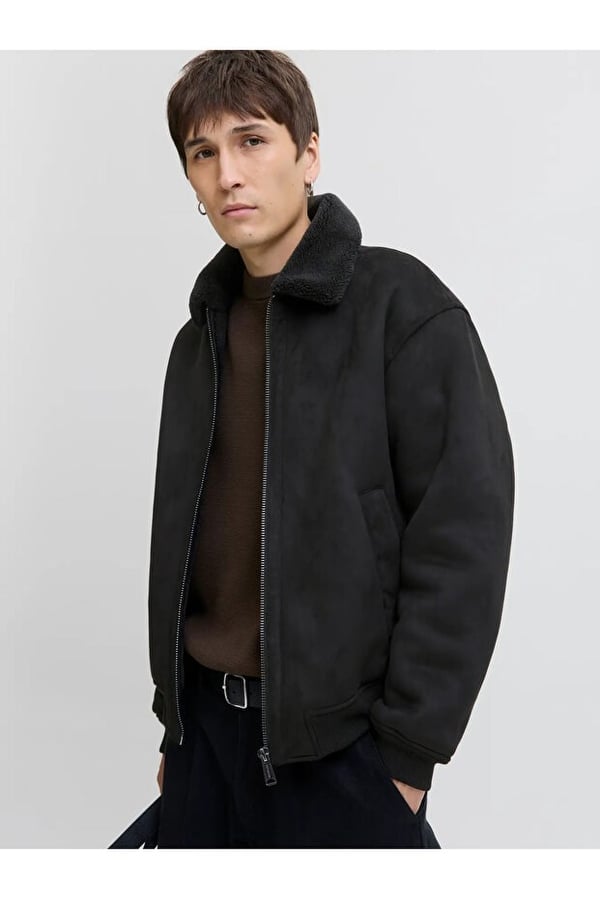 Jack&Jones JPRBLULUKE BOMBER JACKET SN Siyah Erkek Mont