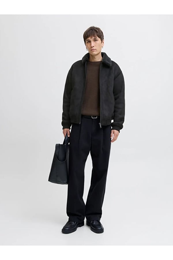 Jack&Jones JPRBLULUKE BOMBER JACKET SN Siyah Erkek Mont