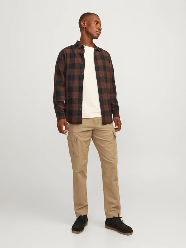 Jack&Jones JPSTKANE BARKLEY CARGO PANT NOOS Bej Erkek Pantolon