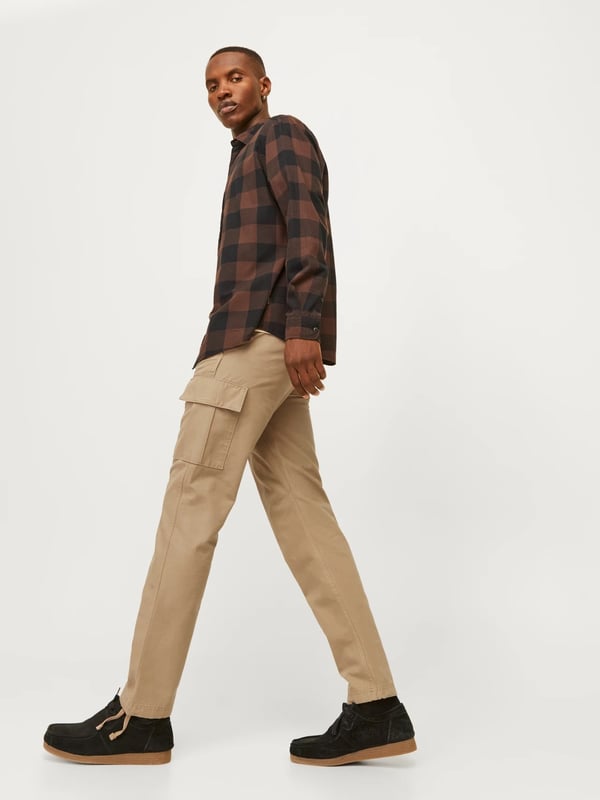 Jack&Jones JPSTKANE BARKLEY CARGO PANT NOOS Bej Erkek Pantolon