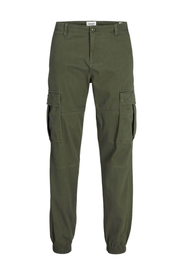 Jack&Jones JPSTKANE JONNIE CUFFED CARGO RET Haki Erkek Pantolon