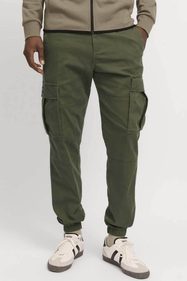 Jack&Jones JPSTKANE JONNIE CUFFED CARGO RET Haki Erkek Pantolon